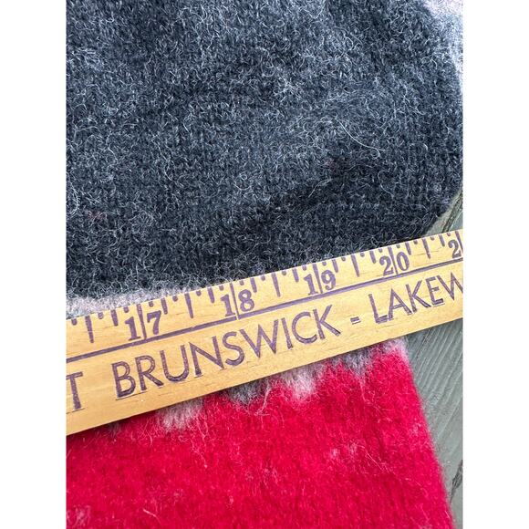 vintage WOOLRICH mallard ducks red sweater sz s wool hunting equestrian knit - Picture 5 of 16